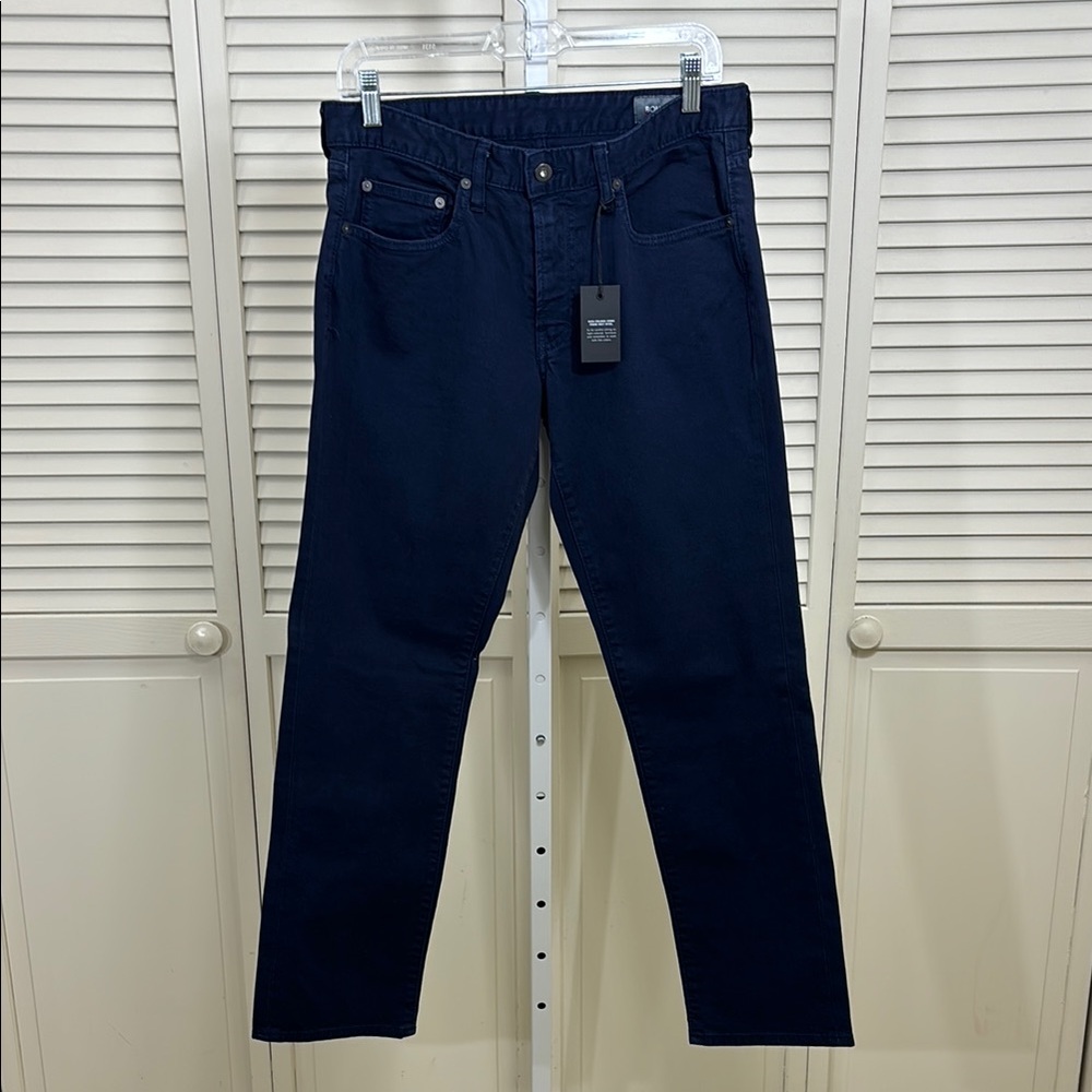 NWT Bonobos Slim Straight Dark Wash Jeans Size 31 x 30